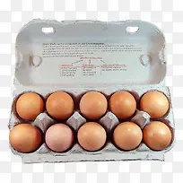 超市盒装鸡蛋实物图