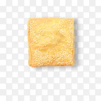方形的黄色芝麻面包
