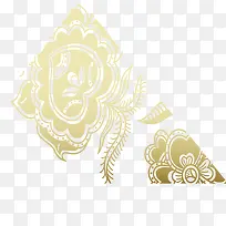 花纹底纹 暖色系