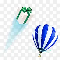 礼物盒和气球
