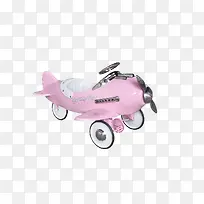 粉色飞机小玩具模型