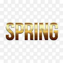 SPRING艺术字