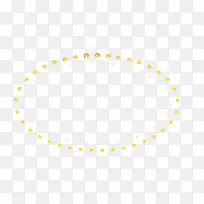 黄色光圈圆点