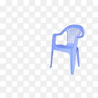 椅子蓝色