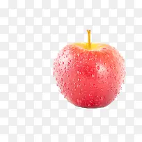 水珠红苹果水果