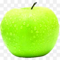 绿苹果水滴新鲜水果