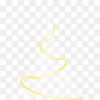 金色闪耀雪花圣诞树