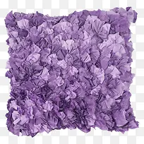 紫色漂亮花朵抱枕