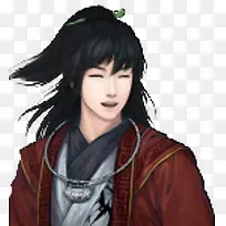 红衣项圈男子立绘人物
