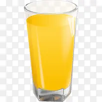 简约黄色果汁