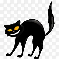 黑色恐怖猫咪