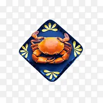 美食螃蟹设计素材