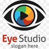 创意眼睛logo图片