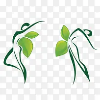 绿色起飞减肥logo