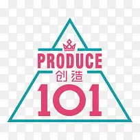 几何三角形创造101logo