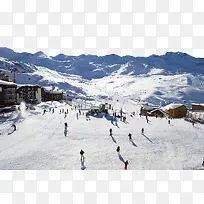 白色滑雪场