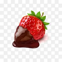 巧克力草莓免抠素材