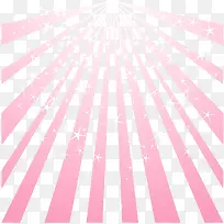 粉色星星直线光束