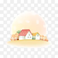 房子家园卡通矢量素材