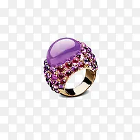 紫宝石戒指