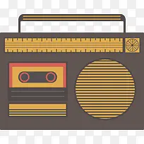 卡通复古收音机