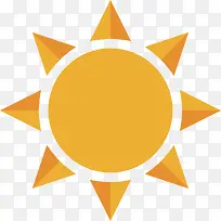 扁平化太阳矢量图下载