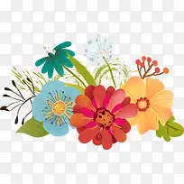 卡通手绘图案好看的花卉