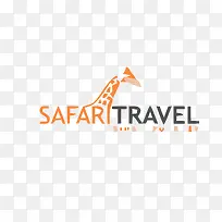 长颈鹿旅游图标logo