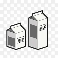 纸盒鲜牛奶