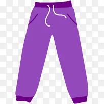 紫色铅笔裤