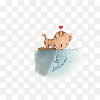 猫咪和鱼