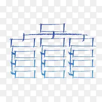 矢量PPT数据流程图