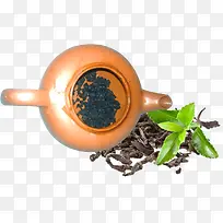 一壶安化黑茶图片素材