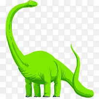 绿色的恐龙免抠素材