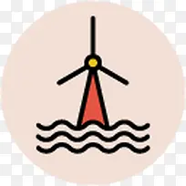 卡通科学图片卡通图标素材 灯塔