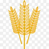 农作物小麦麦穗素材图
