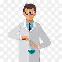 做科研实验的人物设计