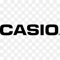 卡西欧黑色英文logo
