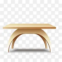 矢量木桌子