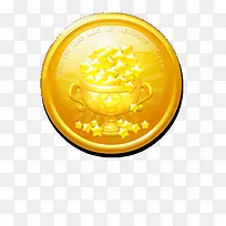 手绘金属金币