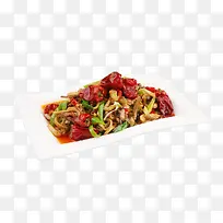 美味干辣格子炒羊肉