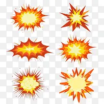 矢量爆炸图标图片