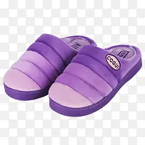 紫色的拖鞋