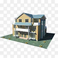 3D别墅房子