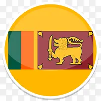 斯里兰卡斯里兰卡平圆世界国旗图