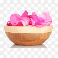 一碗粉色花瓣