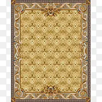 植绒材质欧式地毯图