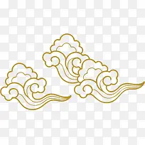 传统古典角花花纹素材
