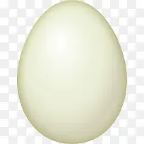 矢量图白色的鸭蛋