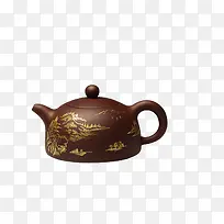 花纹的茶壶